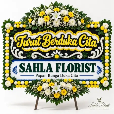 Papan Bunga Duka Gandaria City